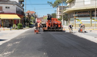 Continan las mejoras de la calles asfaltadas